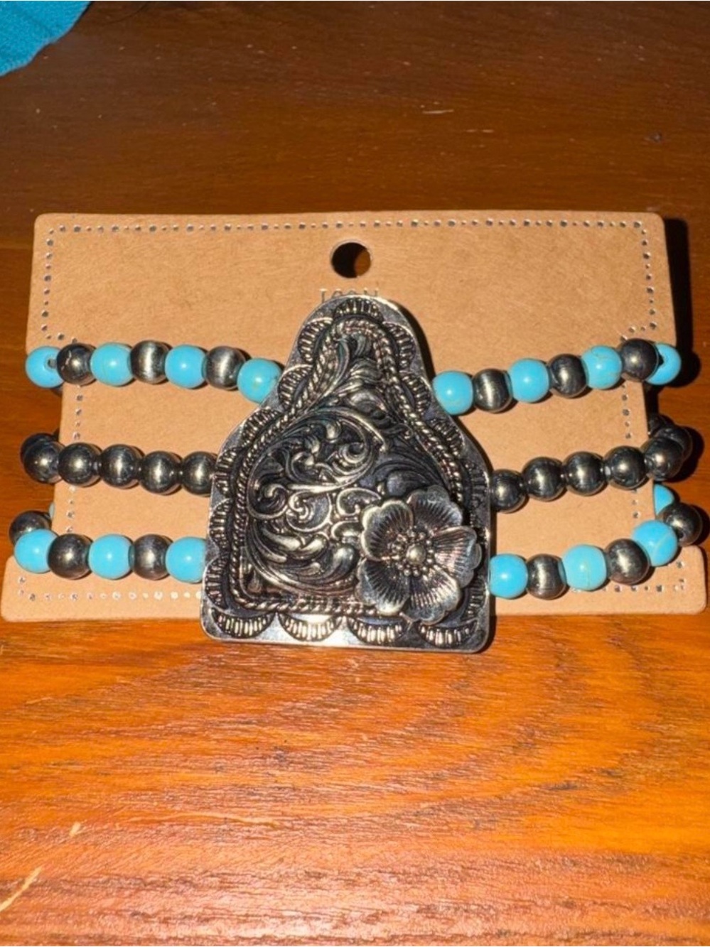 cow tag bracelet